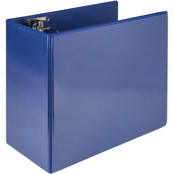 Davenport & Co Nonstick 6 in. Locking D-Ring View Binder - Dark Blue DA3193816